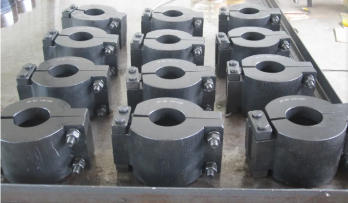 API 7K Mud Pump Spares Forged Piston Rod Clamp Assembly For Oilfield F1000 PZ-8 12P-160 MP10 2