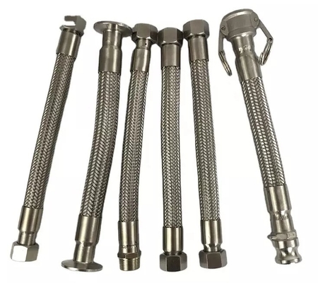 Metal Pipe Rotary Drilling Hose Stainless Steel Wire Braided Flexible Hose