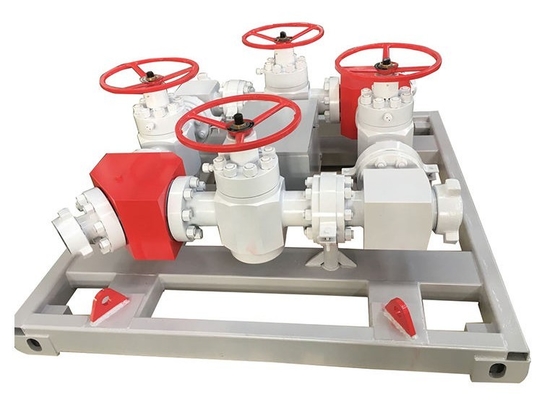 buy Oil Well Control Drilling Rig Spare Parts API Skid Mounted Choke Manifold online manufacturer