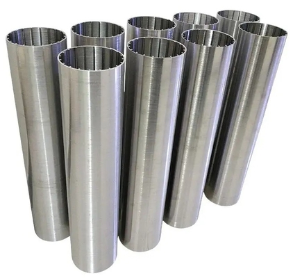 buy Stainless Steel 304 316 Drilling Rig Spare Parts Wedge Wire Screen Tube online manufacturer