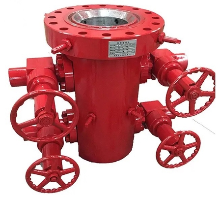 buy API 6A Spec Red Color Drilling Rig Spare Parts Tools Casing Head online manufacturer