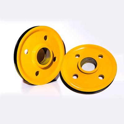 buy Steel Drilling Rig Spare Parts Wire Rope Sheaves Casting Block Pulley online manufacturer