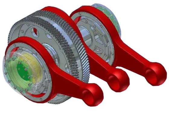 buy API 7K Drilling Rig Mud Pump Spare Parts Crankshaft Connection Rod online manufacturer