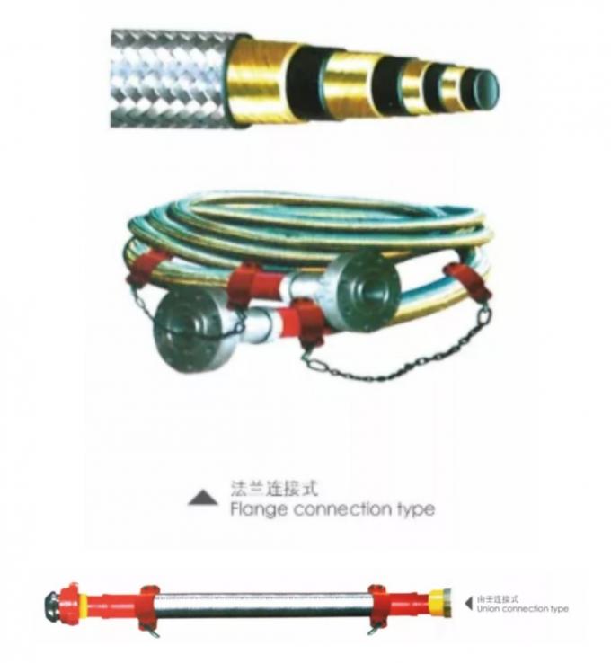 Well Control Rubber Drilling Hose API 16D High Pressure Fire Resistance Bop Hose 1