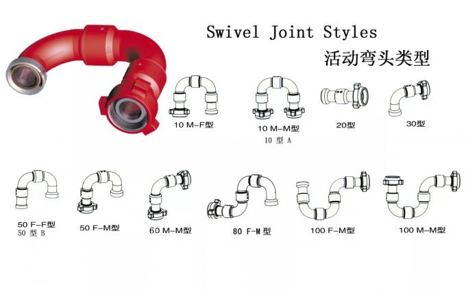 Pipe Active Elbow Rotary Drilling Hose API Standard Long Radius Swivel Joints 1
