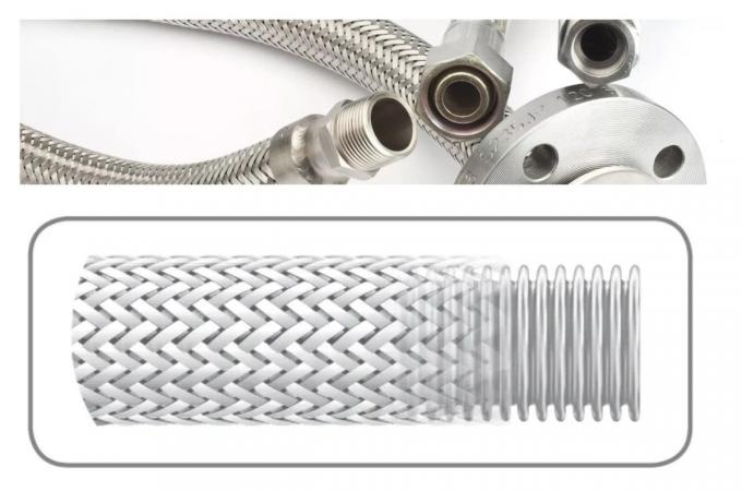 Stainless 304 Rotary Drilling Hose Braided Flexible Fuel Oil Hose 0