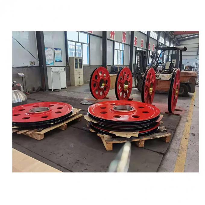 API 8C Drilling Rig Crown Wire Rope Pulley / Wire Rope Sheave Drilling Rig Spare Parts 4