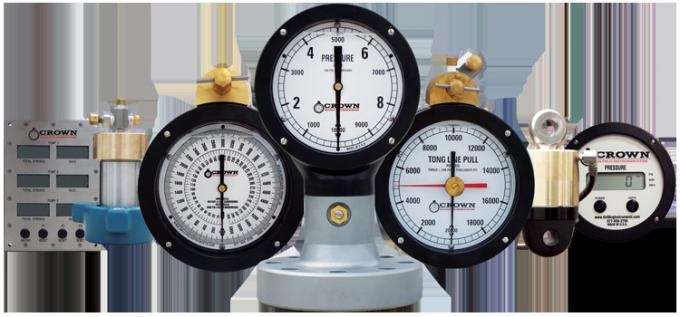 Drilling Apparatus Dial Weight Indicator JZ500A Vertical / Horizontal 0