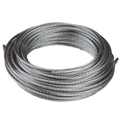 Certified Drawworks Parts Wire Rope / Steel Galvanized Wire Rope 6×19S-IWRC