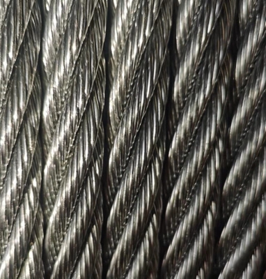 Galvanized / Non-Galvanized Steel Wire Rope 6×31WS-IWRC Rasing Line