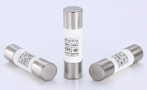 RT18 RT14 Core 63A Drilling Rig Spare Parts R016 Power Filled Cartridge Cylindrical Fuse