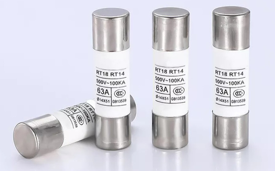 RT18 RT14 Core 63A Drilling Rig Spare Parts R016 Power Filled Cartridge Cylindrical Fuse