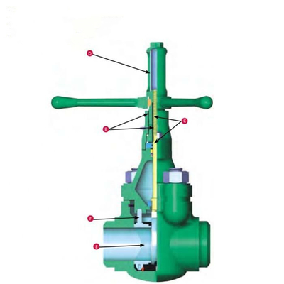 API 6A Manifold Control Valve 5000PSI Demco Mud Gate Valve