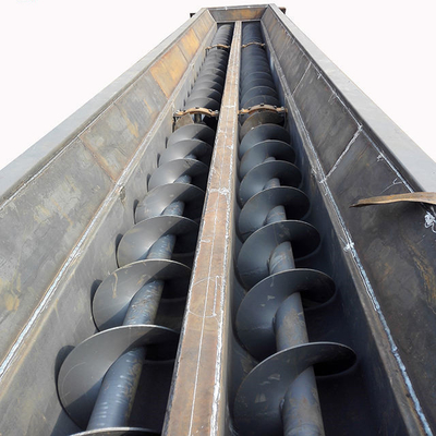 Shaft U Type Spiral / Screw Conveyor For Drilling Mud Rig Parts