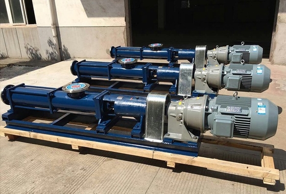 Micro Eccentric Sludge Helical Solids Control Equipment Single Screw Pump 0.55kw