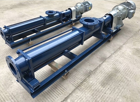 Micro Eccentric Sludge Helical Solids Control Equipment Single Screw Pump 0.55kw