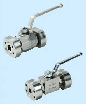 Flange Hydraulic Manifold Control Valve BKH-SAE Stainless Steel High Pressure Ball Valve