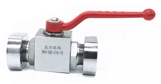Flange Hydraulic Manifold Control Valve BKH-SAE Stainless Steel High Pressure Ball Valve