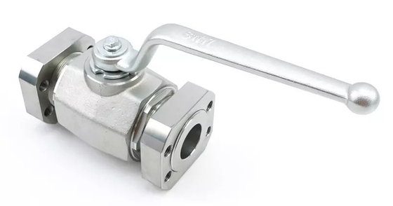 Flange Hydraulic Manifold Control Valve BKH-SAE Stainless Steel High Pressure Ball Valve