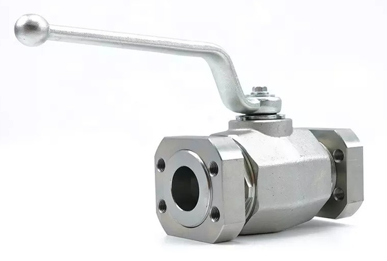 Flange Hydraulic Manifold Control Valve BKH-SAE Stainless Steel High Pressure Ball Valve