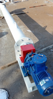 Shaft U Type Spiral / Screw Conveyor For Drilling Mud Rig Parts