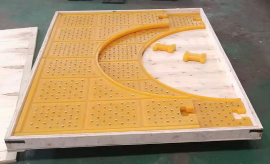Polyurethane Rubber Anti Slip Mat Drilling Rig Spare Parts Rotary Table Rig Floor Mats