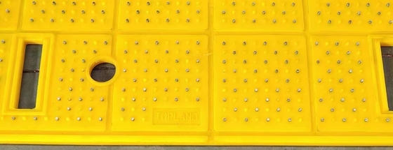 Polyurethane Rubber Anti Slip Mat Drilling Rig Spare Parts Rotary Table Rig Floor Mats