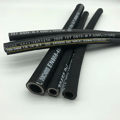 Weather Resistant Rotary Drilling Hose High Pressure Hydraulic Hose SAE 100 R1 R2
