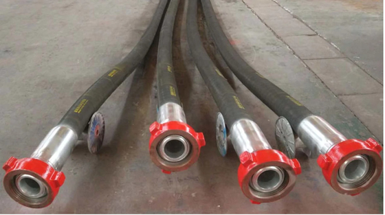 API Fire Resistant Rotary Drilling Hose Drilling Rig Spare Parts For Oil Fields Hose