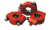 API 7K Mud Pump Spares Forged Piston Rod Clamp Assembly For Oilfield F1000 PZ-8 12P-160 MP10
