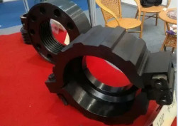 API 7K Mud Pump Spares Forged Piston Rod Clamp Assembly For Oilfield F1000 PZ-8 12P-160 MP10