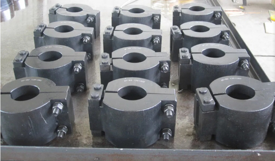 API 7K Mud Pump Spares Forged Piston Rod Clamp Assembly For Oilfield F1000 PZ-8 12P-160 MP10