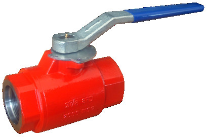 Oilfield Threaded Ball Valve / A216 WCB Oil Patch Ball Valve 2000PSI 3000PSI 5000PSI