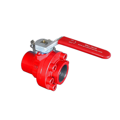 Oilfield Threaded Ball Valve / A216 WCB Oil Patch Ball Valve 2000PSI 3000PSI 5000PSI
