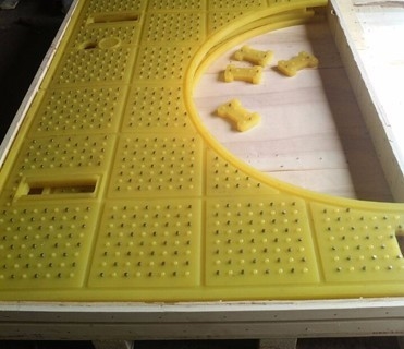 Anti Slip Drilling Rig Spare Parts 37 1/2 Inch Polyurethane Pu Drill Floor Rig Mats