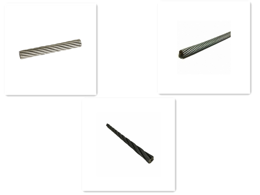 API 9A Drilling Rig Steel Wire Rope Drilling Rig Spare Parts 6×19S-IWRC Drilling Line